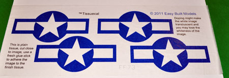 TissueCal markings for kit FF73 Grumman Hellcat