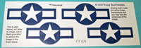 TissueCal markings for kit FF69