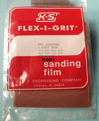 sanding film