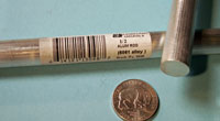 solid aluminum rod