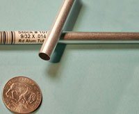 aluminum tube, round