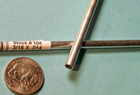 aluminum tube, round
