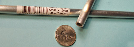 aluminum tube, round