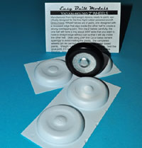 2" vacuum-molded wheels