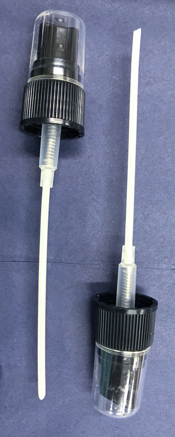 Spray pumps for accelerator