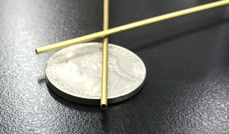 Brass round tube