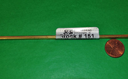 Brass square tube