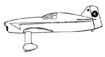 FF-45 Percival Mew Gull - FAC Dime Scale