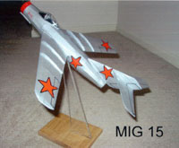 JX-02 Mikoyan-Gurevich MiG 15