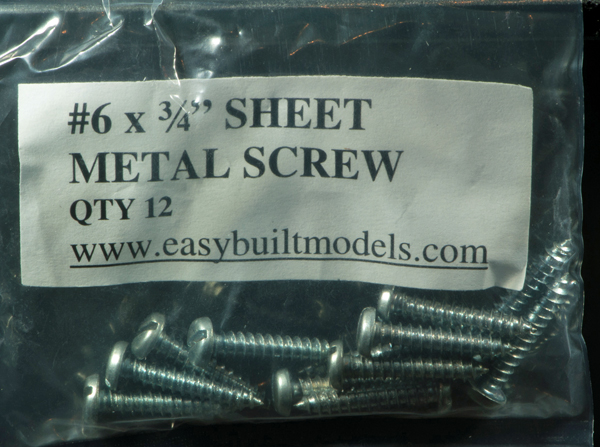 #6 x 3/4″ Sheet Metal Screws