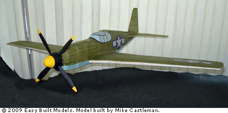 kit LC102 North american P-51B Mustang (Laser Cut)
